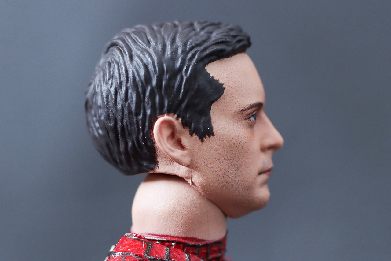 MAFEX　フレンドリー　ネイバーフッド　スパイダーマン　レビュー　付属品　ピーター・パーカー　素顔ヘッド