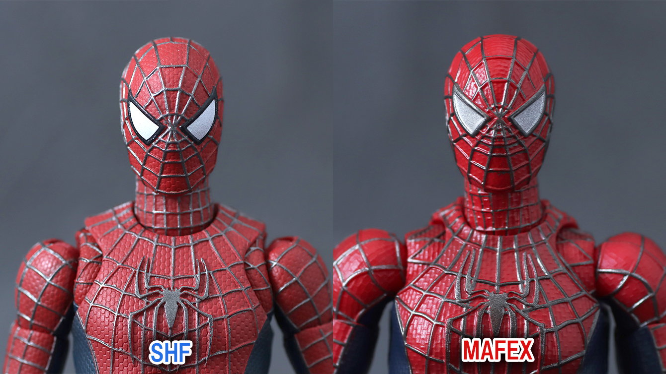 MAFEX　フレンドリー　ネイバーフッド　スパイダーマン　レビュー　比較　S.H.フィギュアーツ