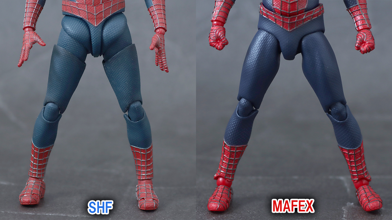 MAFEX　フレンドリー　ネイバーフッド　スパイダーマン　レビュー　比較　S.H.フィギュアーツ