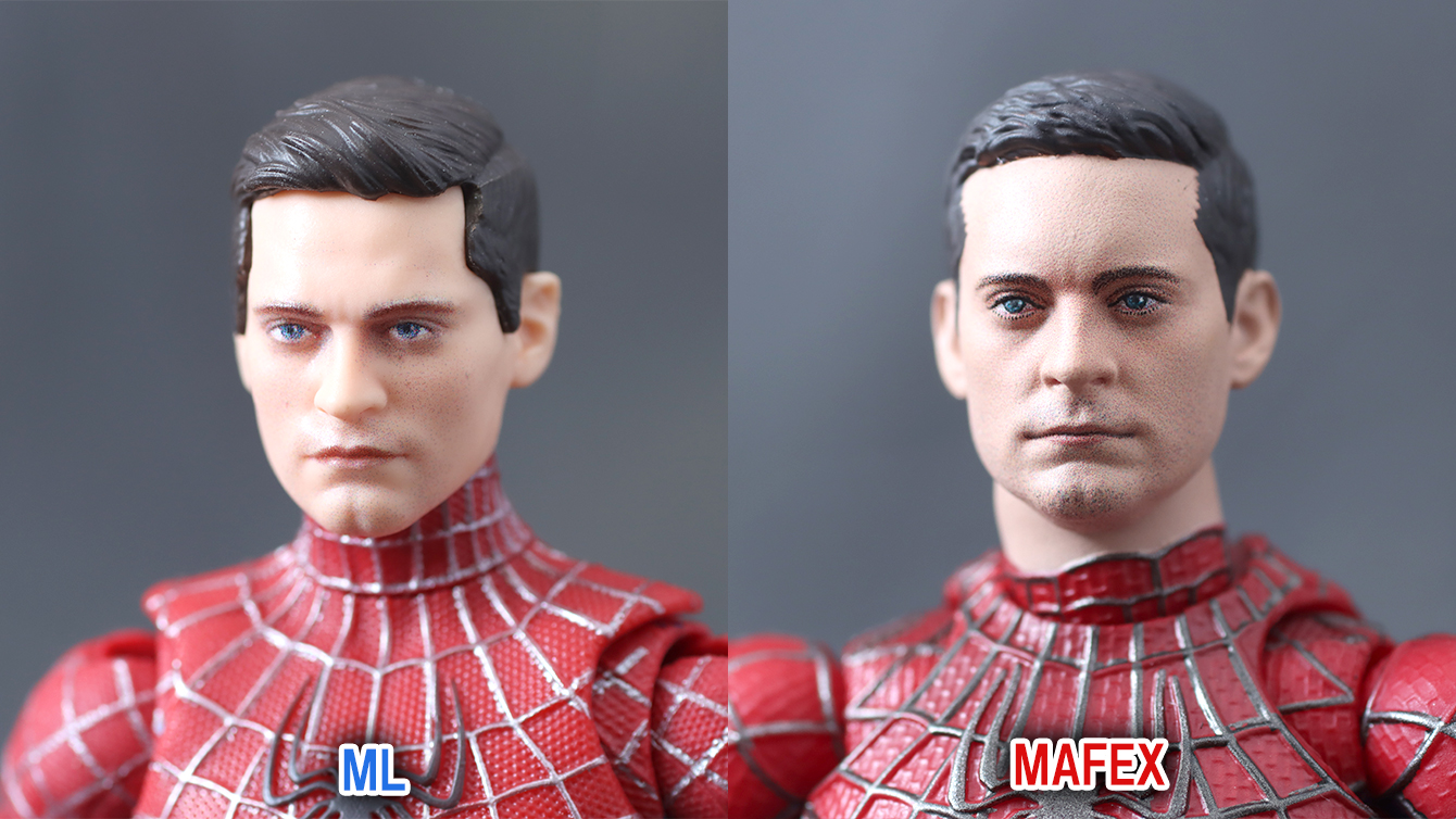 MAFEX　フレンドリー　ネイバーフッド　スパイダーマン　レビュー　付属品　ピーター・パーカー　素顔ヘッド　マーベルレジェンド