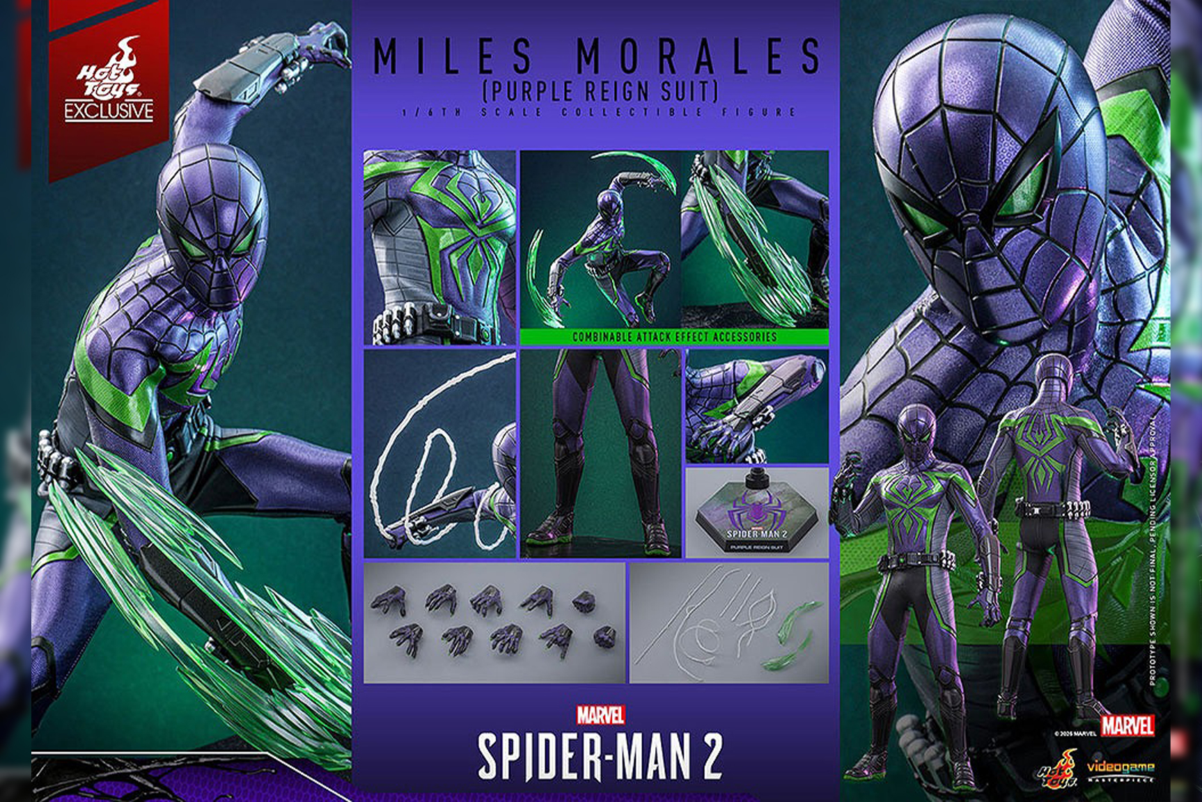 ビデオゲーム・マスターピース　マイルス・モラレス／スパイダーマン（パープル・ドミニオン・スーツ）