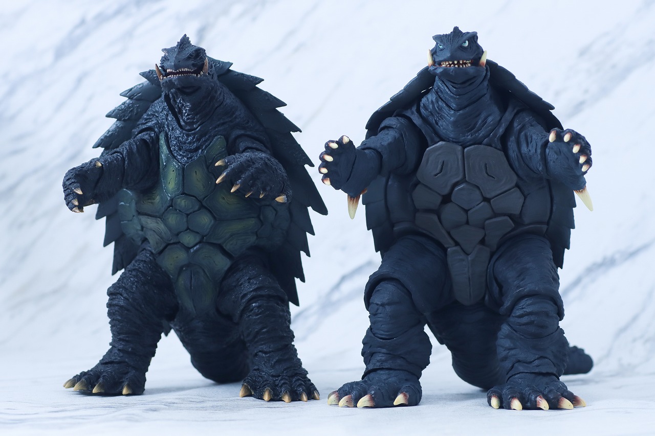 S.H.モンスターアーツ　ガメラ　1996　仙台決戦ver.　レビュー　比較　ガメラ3