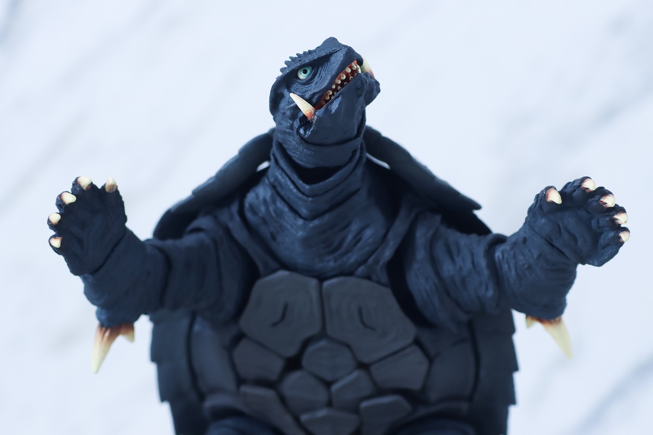 S.H.モンスターアーツ　ガメラ　1996　仙台決戦ver.　レビュー　可動範囲