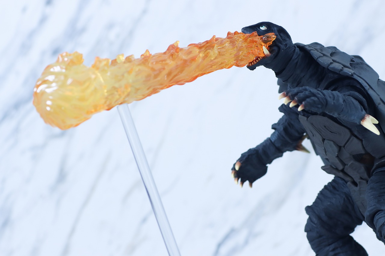 S.H.モンスターアーツ　ガメラ　1996　仙台決戦ver.　レビュー　アクション