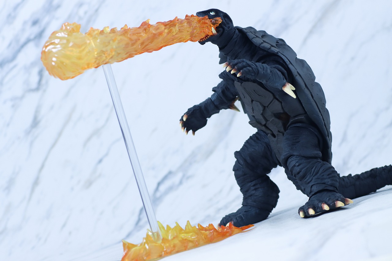 S.H.モンスターアーツ　ガメラ　1996　仙台決戦ver.　レビュー　アクション