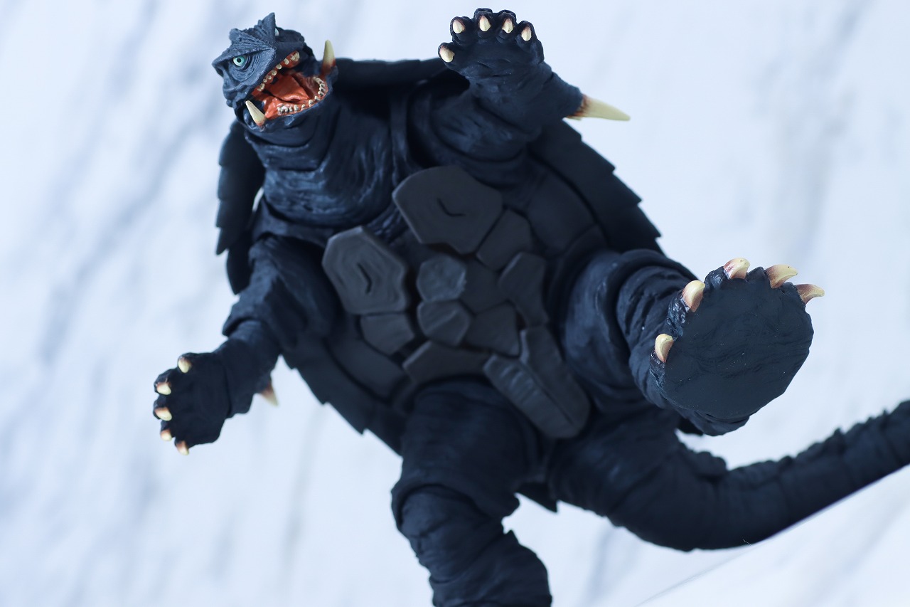 S.H.モンスターアーツ　ガメラ　1996　仙台決戦ver.　レビュー　アクション