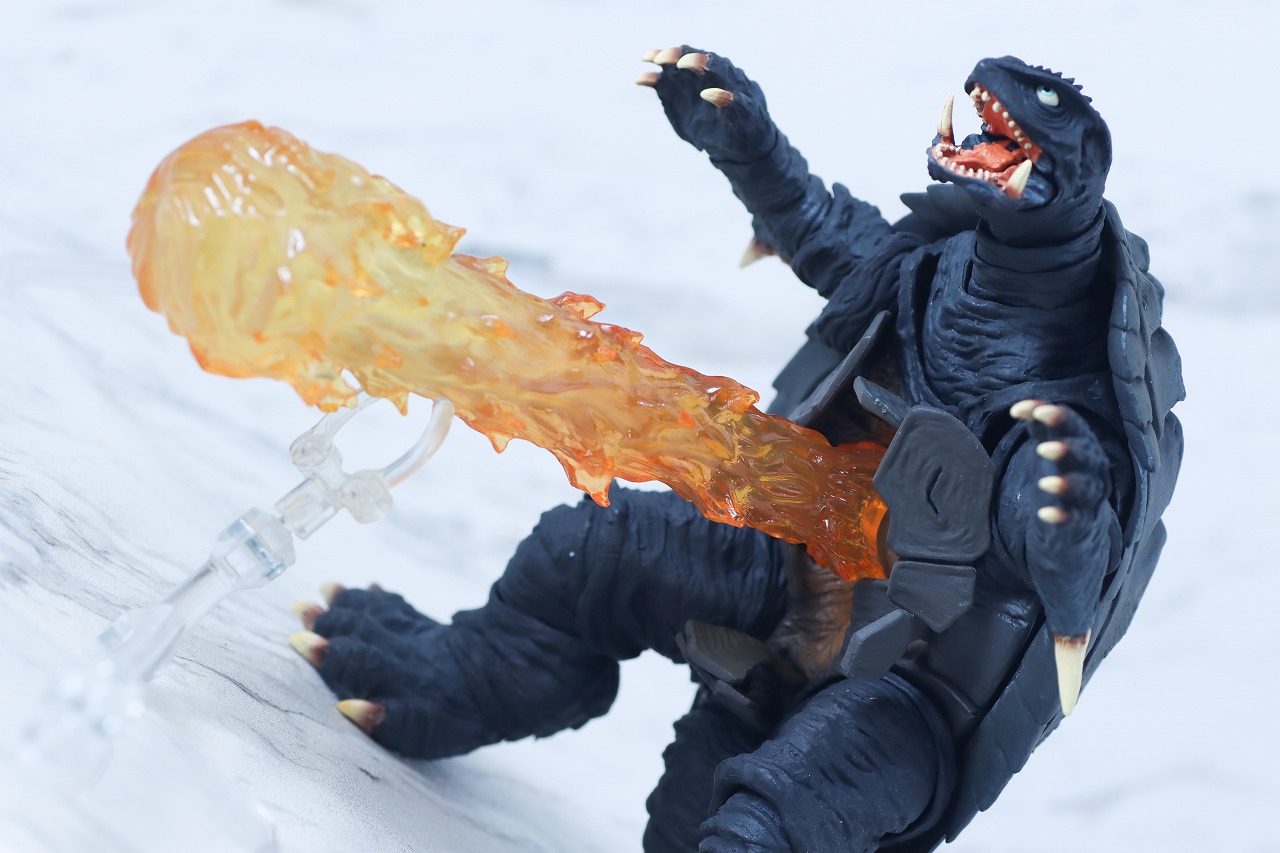 S.H.モンスターアーツ　ガメラ　1996　仙台決戦ver.　レビュー　アクション