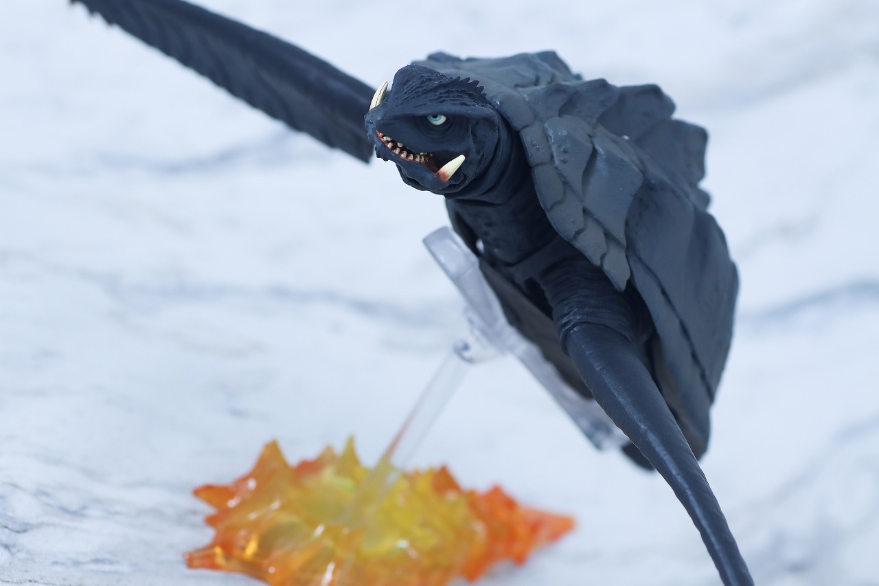 S.H.モンスターアーツ　ガメラ　1996　仙台決戦ver.　レビュー　アクション