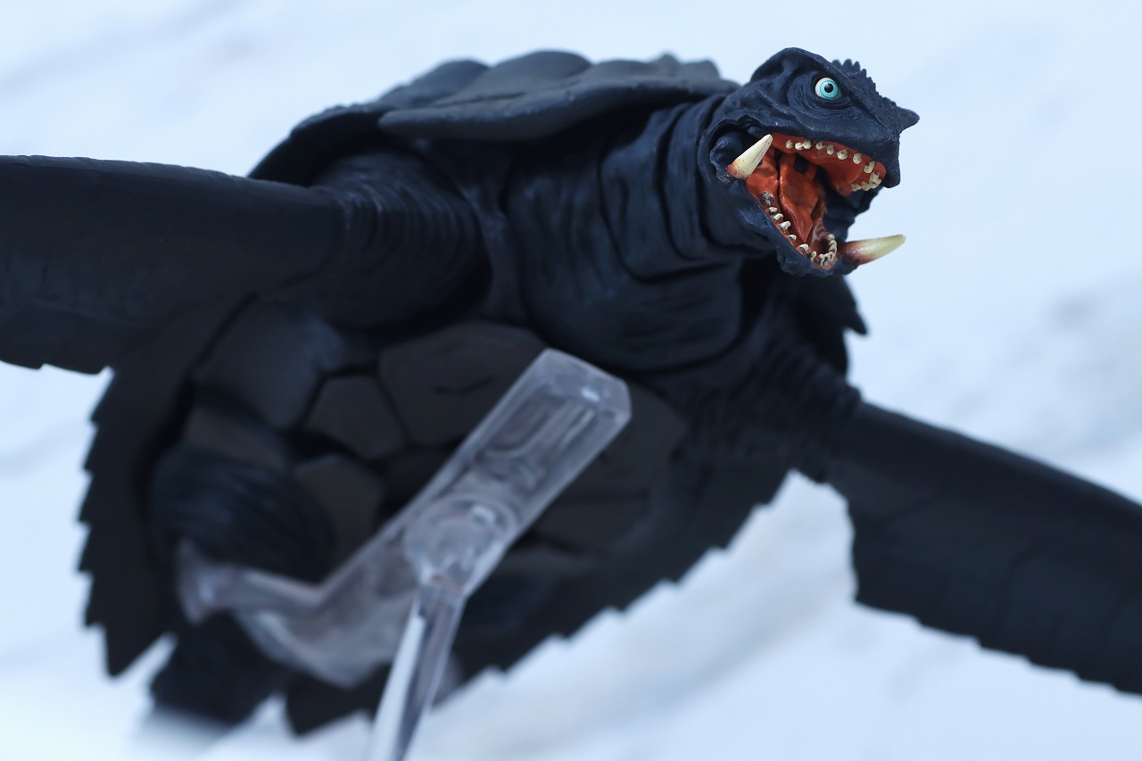 S.H.モンスターアーツ　ガメラ　1996　仙台決戦ver.　レビュー　アクション