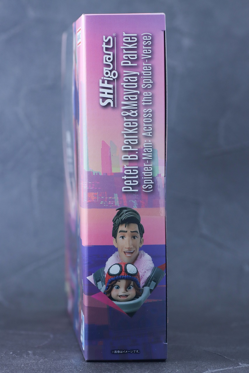S.H.フィギュアーツ　ピーター・B・パーカー＆メイデイ・パーカー（スパイダーマン：アクロス・ザ・スパイダーバース）　レビュー　パッケージ