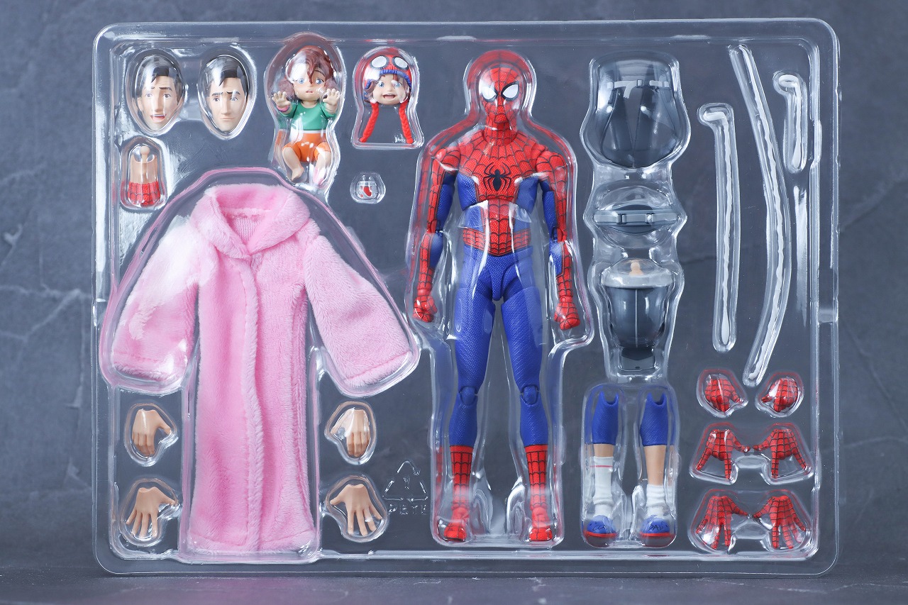 S.H.フィギュアーツ　ピーター・B・パーカー＆メイデイ・パーカー（スパイダーマン：アクロス・ザ・スパイダーバース）　レビュー　パッケージ