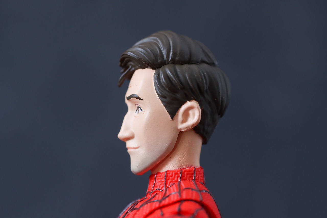 S.H.フィギュアーツ　ピーター・B・パーカー＆メイデイ・パーカー（スパイダーマン：アクロス・ザ・スパイダーバース）　レビュー　付属品　素顔ヘッド