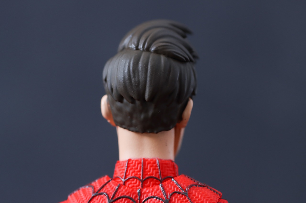 S.H.フィギュアーツ　ピーター・B・パーカー＆メイデイ・パーカー（スパイダーマン：アクロス・ザ・スパイダーバース）　レビュー　付属品　素顔ヘッド