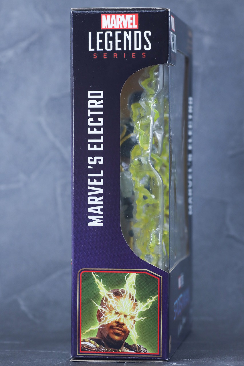 マーベルレジェンド　エレクトロ　スパイダーマン　ノー・ウェイ・ホーム　レビュー　パッケージ