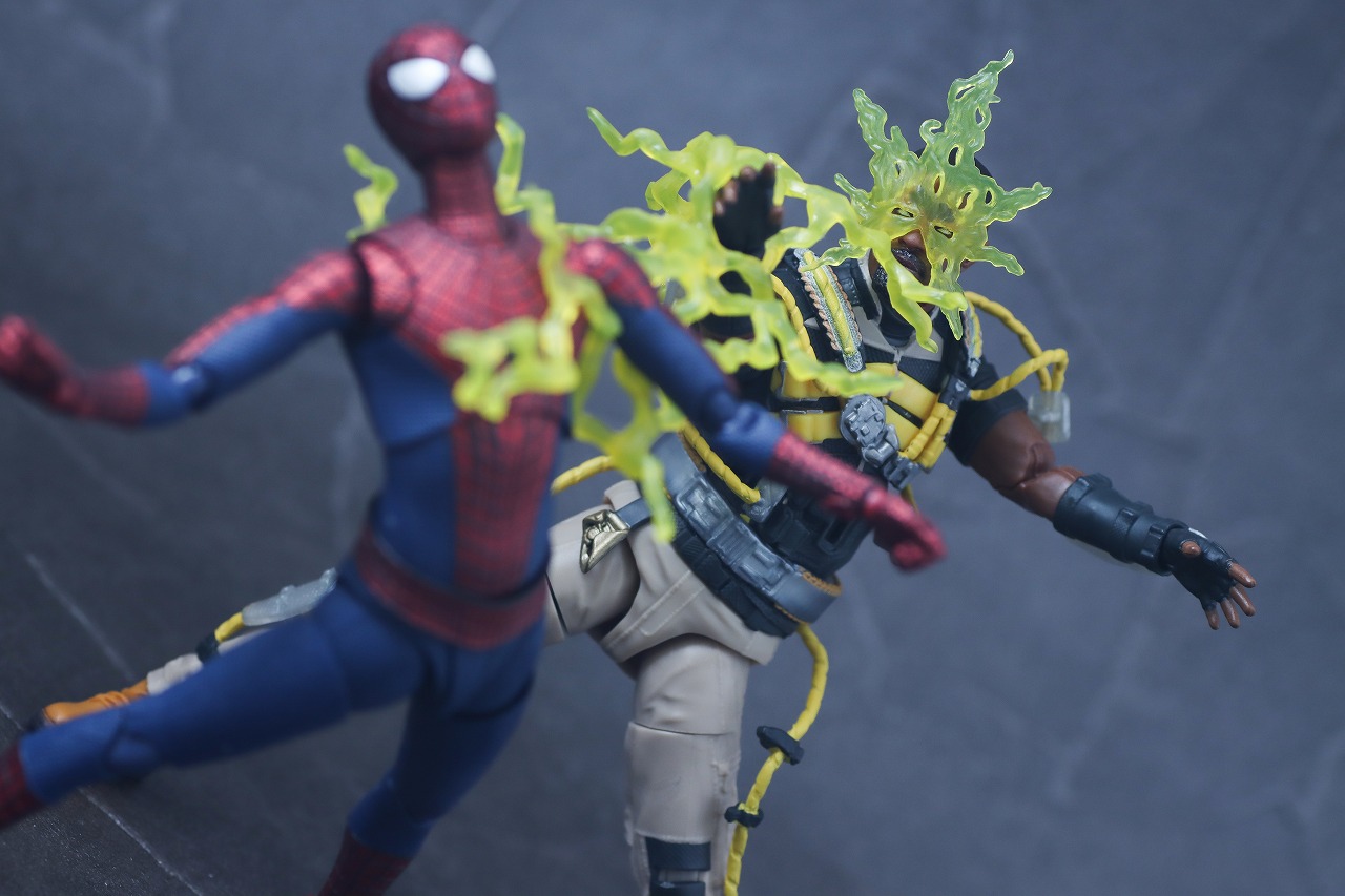マーベルレジェンド　エレクトロ　スパイダーマン　ノー・ウェイ・ホーム　レビュー　アクション S.H.フィギュアーツ　アメイジング・スパイダーマン