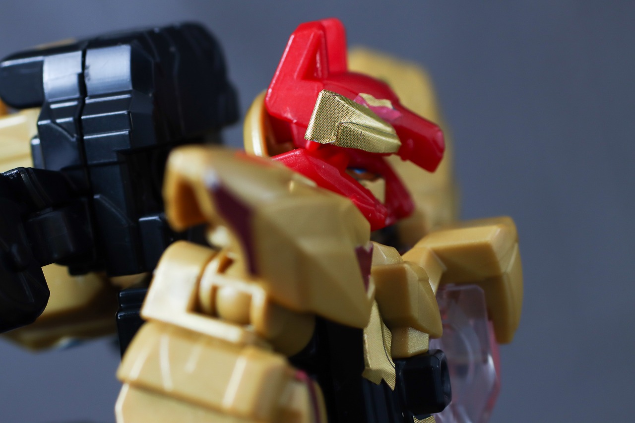 ミニプラ　テガソードレッド　レビュー　本体
