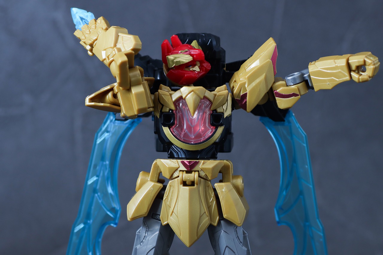 ミニプラ　テガソードレッド　レビュー　可動範囲