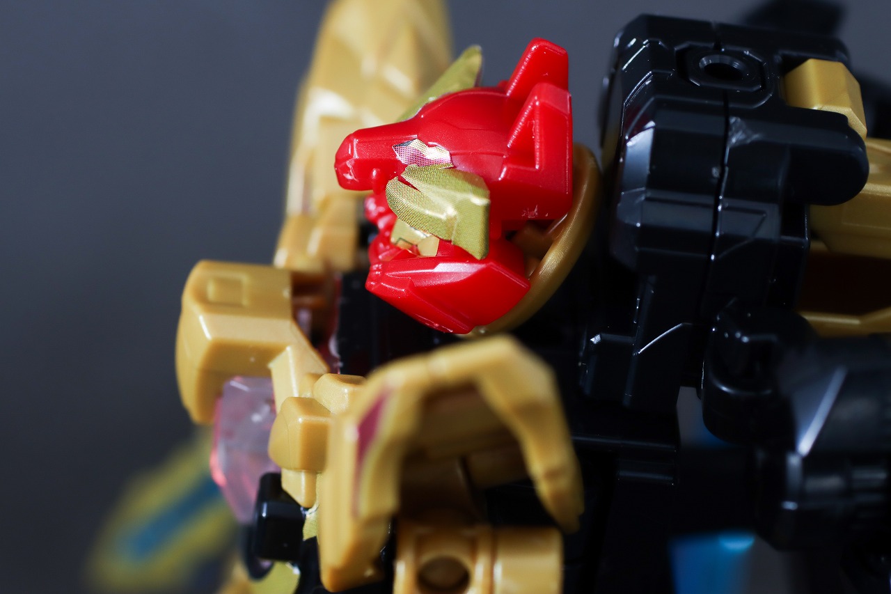 ミニプラ　テガソードレッド　レビュー　可動範囲