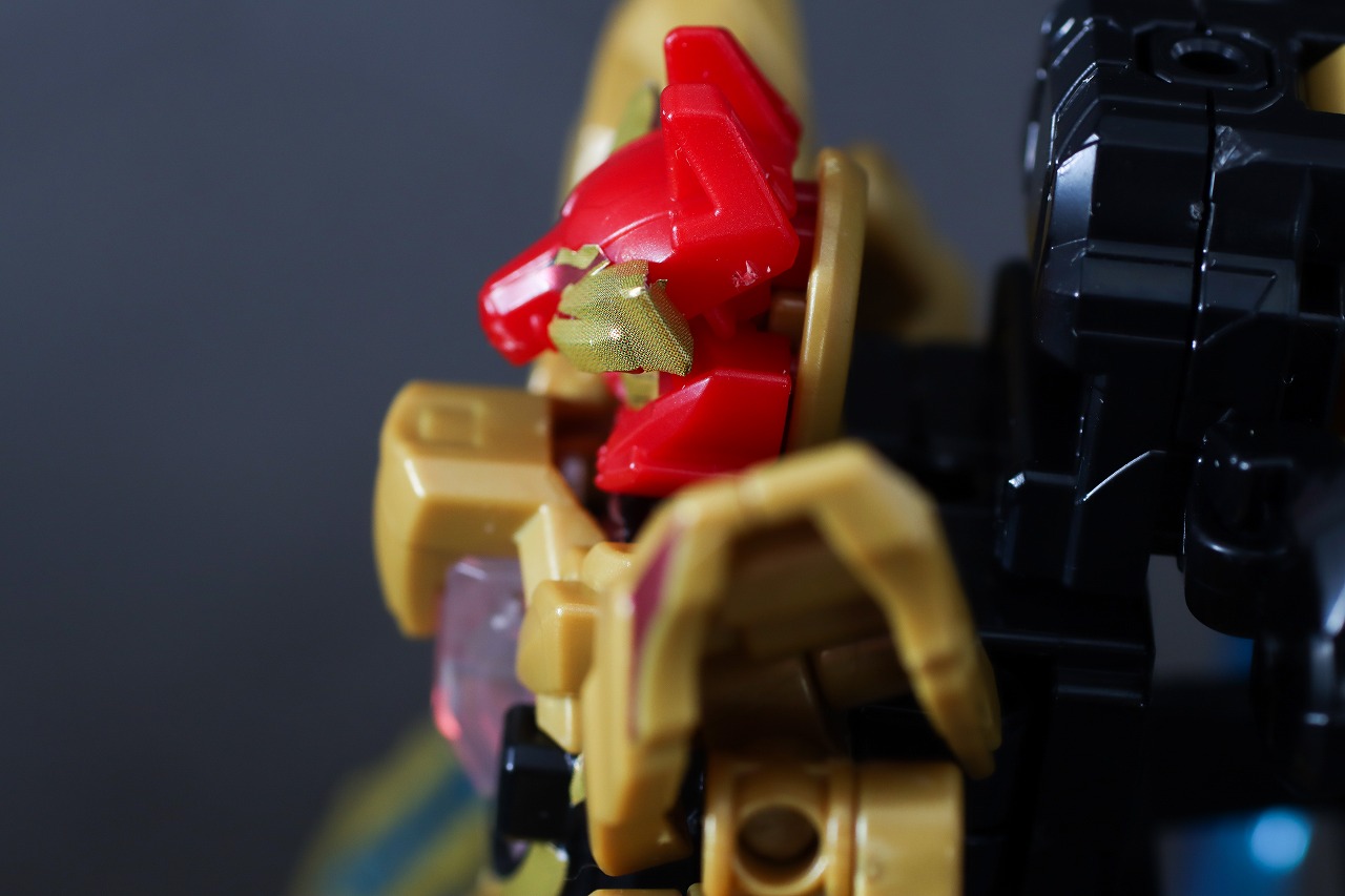 ミニプラ　テガソードレッド　レビュー　可動範囲