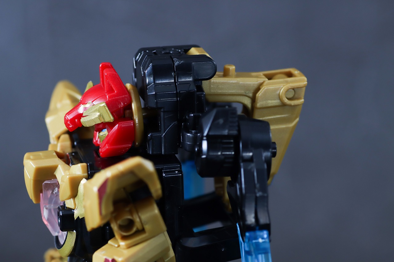 ミニプラ　テガソードレッド　レビュー　変形