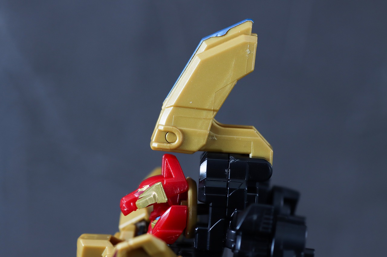 ミニプラ　テガソードレッド　レビュー　変形