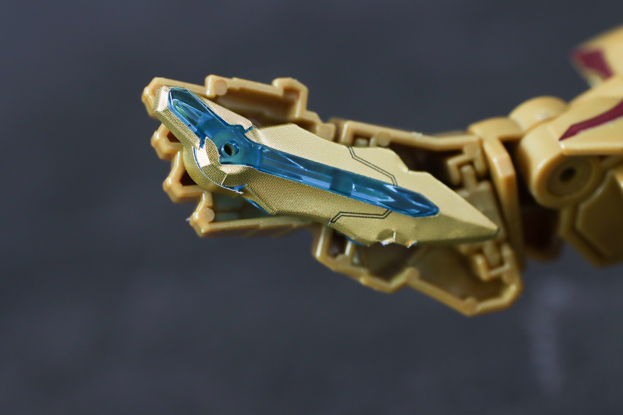 ミニプラ　テガソードレッド　レビュー　変形