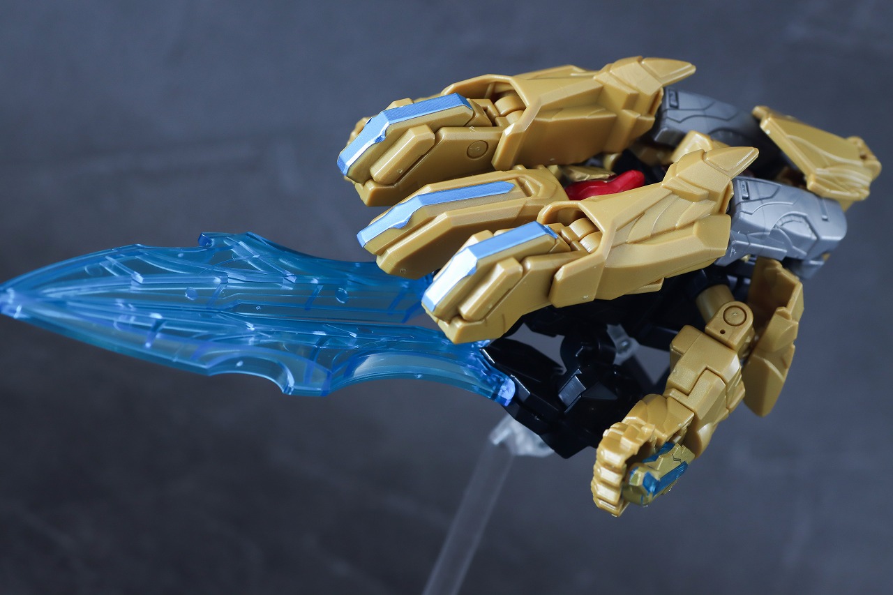 ミニプラ　テガソード　レビュー　アクション