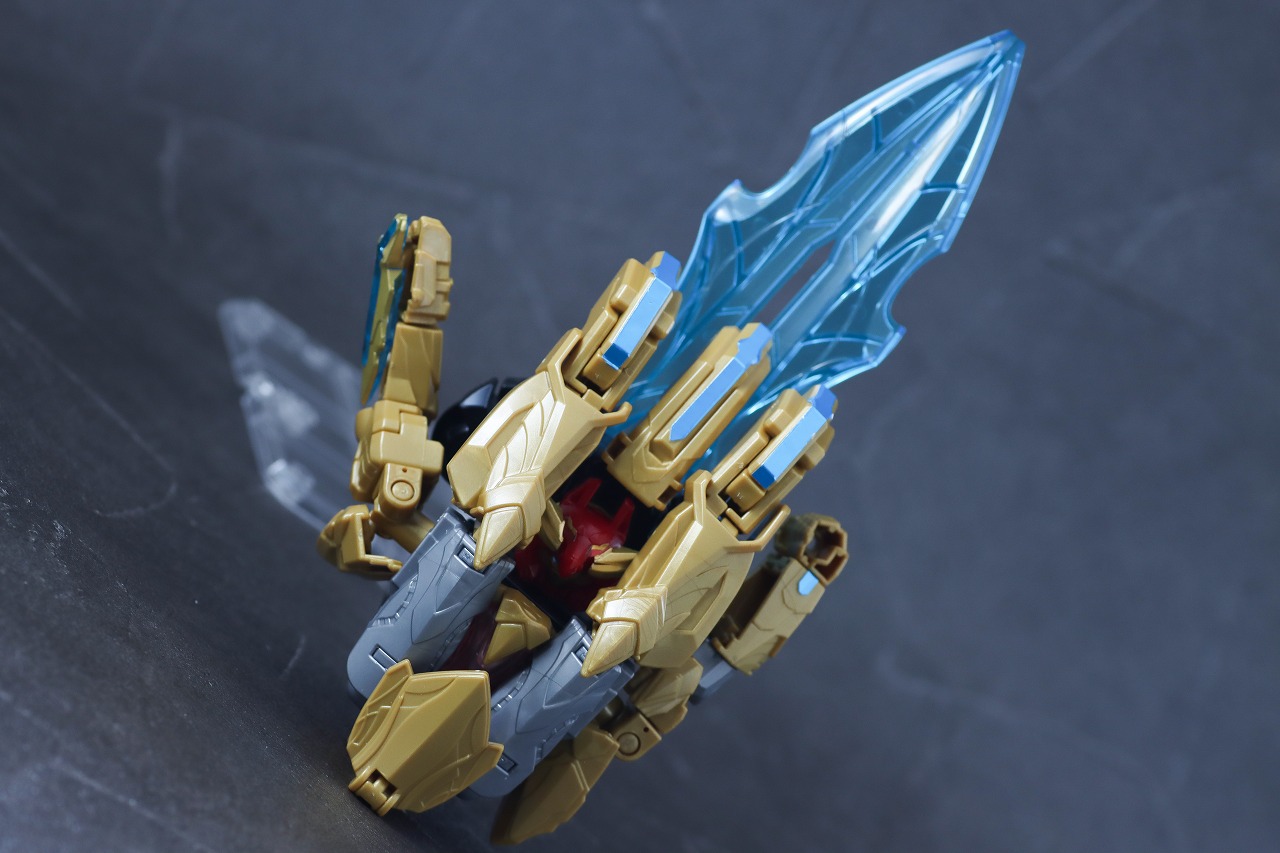 ミニプラ　テガソード　レビュー　アクション