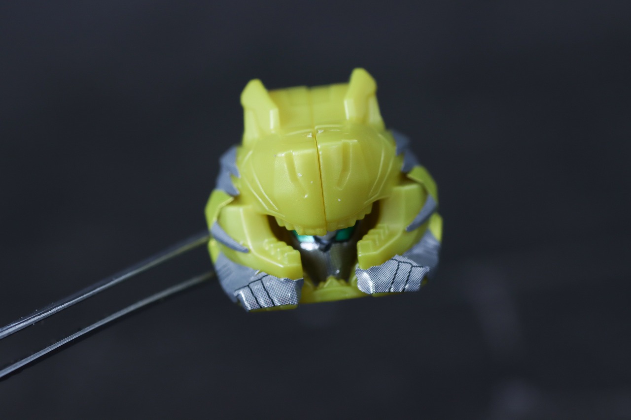 ミニプラ　ティラノハンマー50　レビュー　本体　テガソードイエローセンタイリング