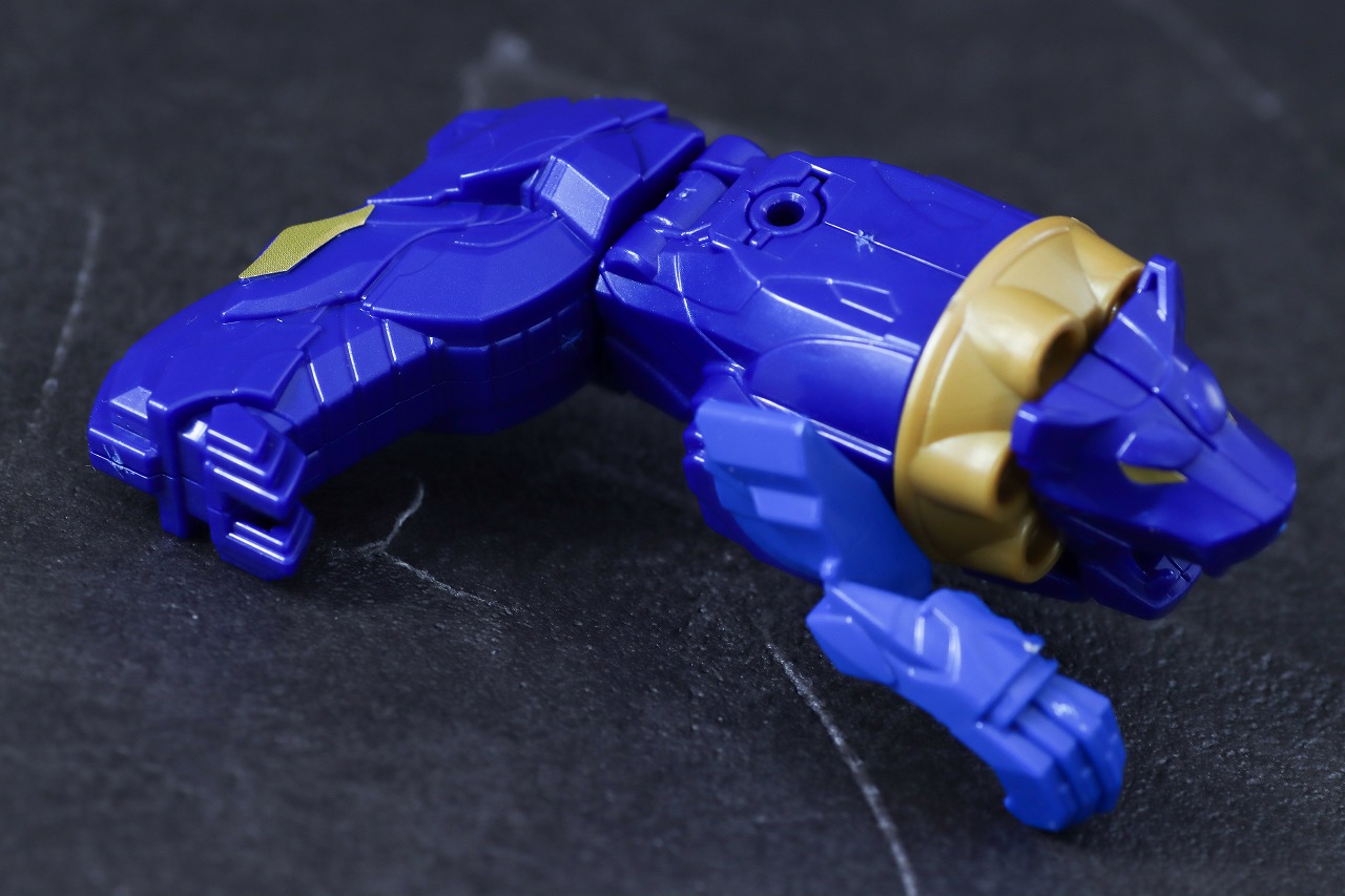 ミニプラ　レオンバスター50　テガソードブルー　レビュー　本体　変形