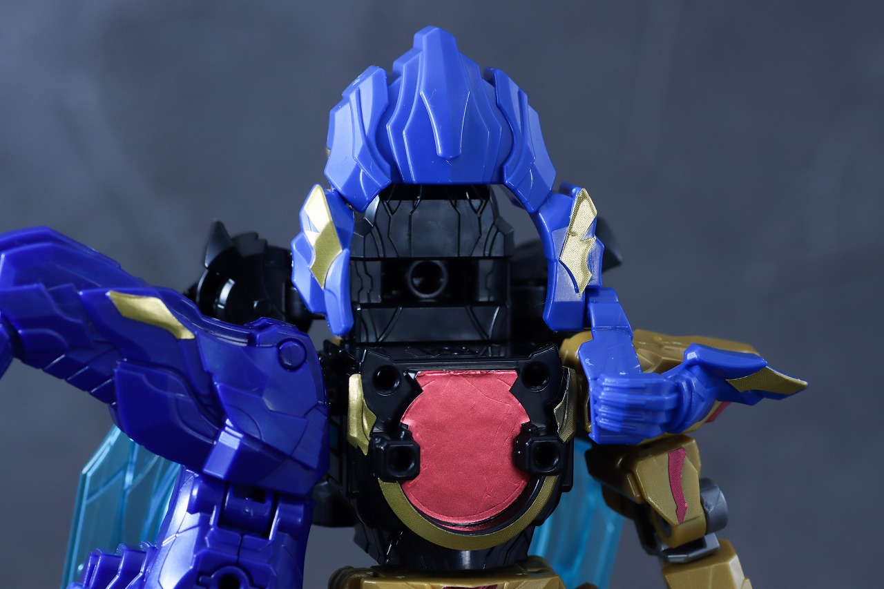 ミニプラ　レオンバスター50　テガソードブルー　レビュー　本体　変形