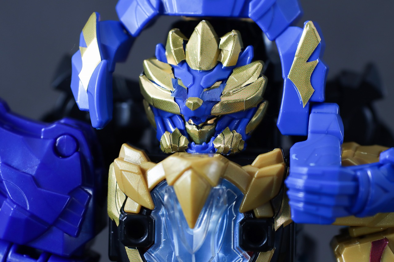 ミニプラ　レオンバスター50　テガソードブルー　レビュー　本体　変形