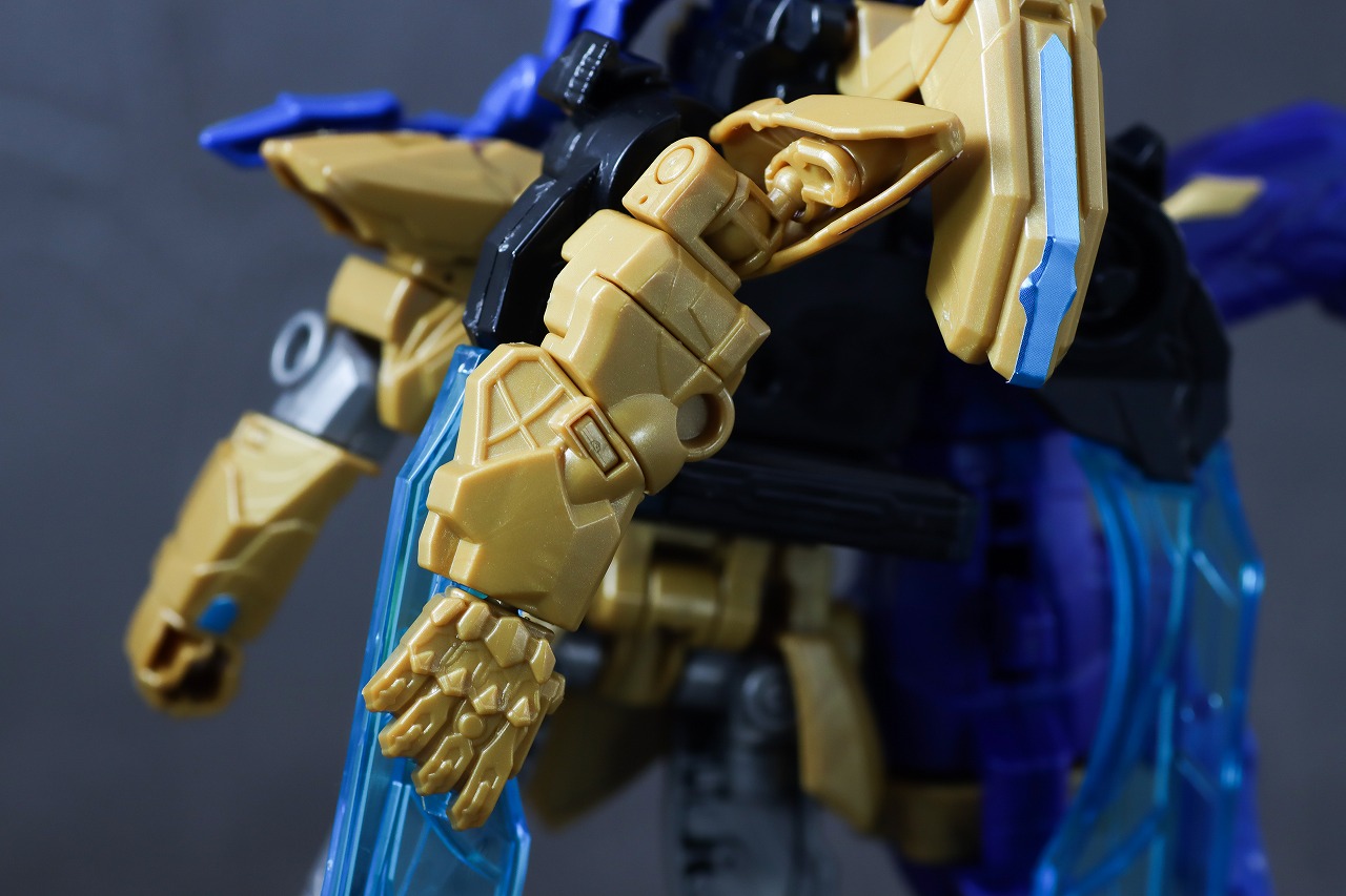 ミニプラ　レオンバスター50　テガソードブルー　レビュー　本体　変形