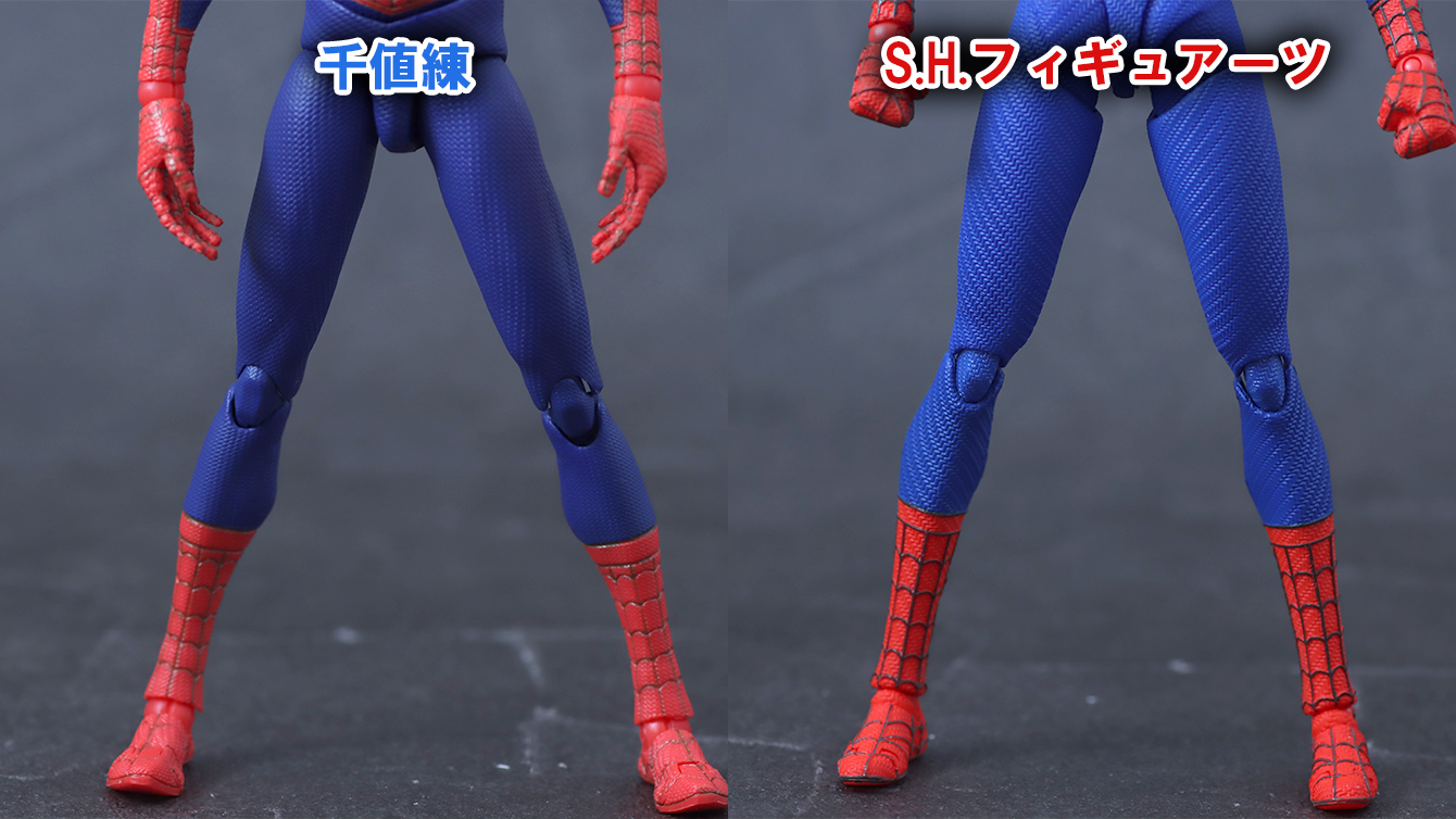 S.H.フィギュアーツ　ピーター・B・パーカー＆メイデイ・パーカー（スパイダーマン：アクロス・ザ・スパイダーバース）　レビュー　比較　千値練
