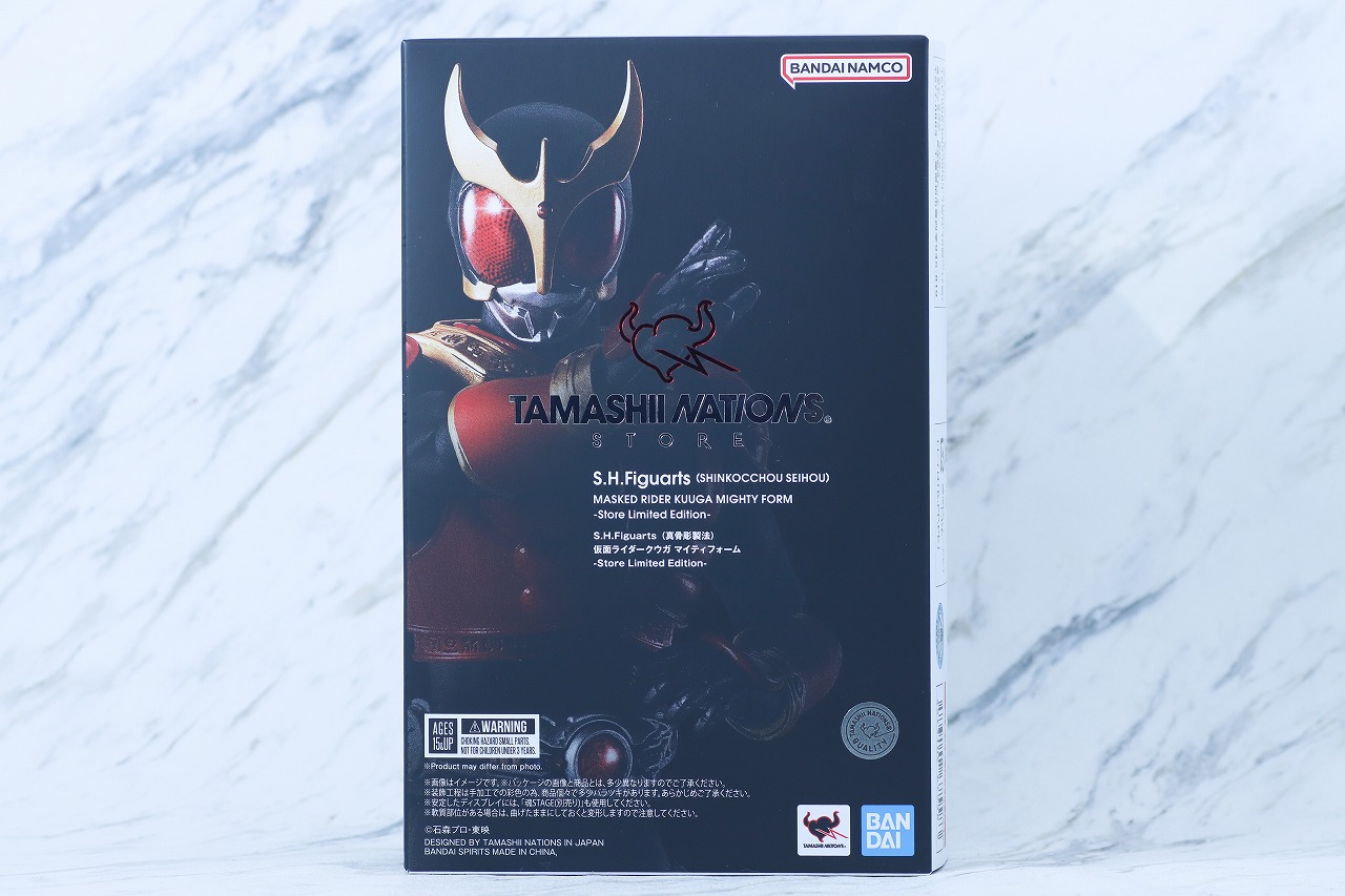 S.H.フィギュアーツ 真骨彫製法　仮面ライダークウガ マイティフォーム Store Limited Edition　レビュー　パッケージ