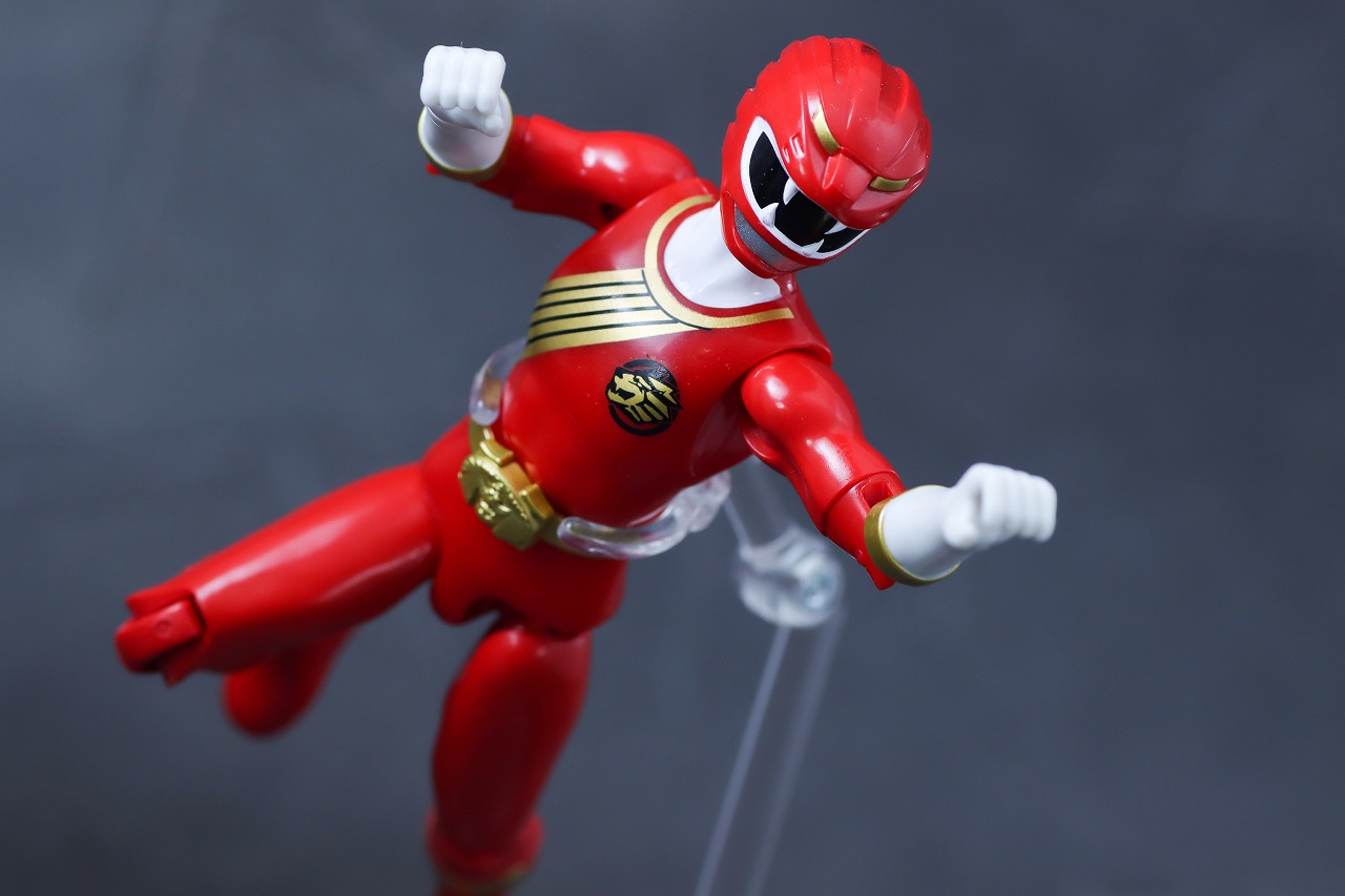 アクションヒーロー　ガオレッド　レビュー　アクション