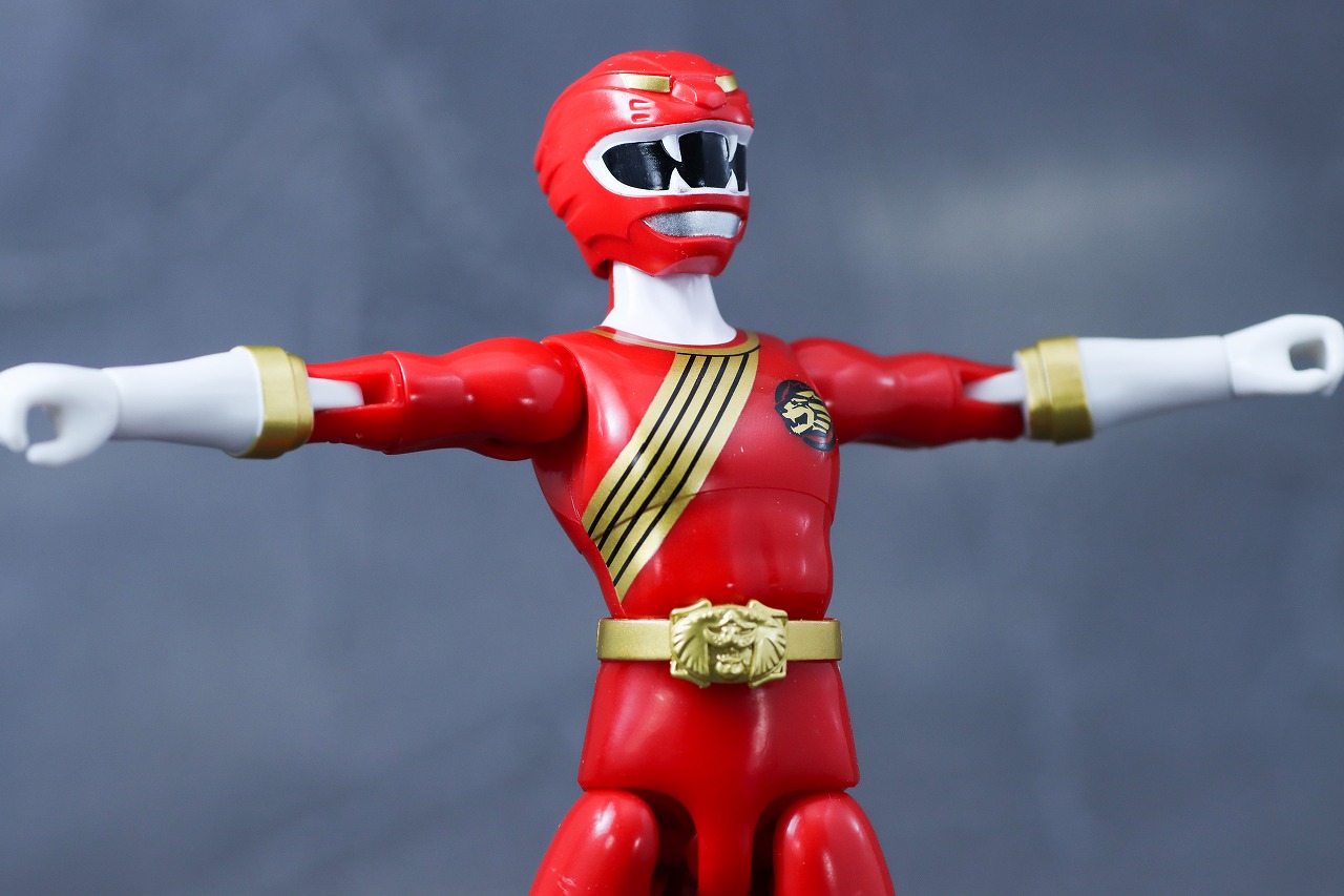 アクションヒーロー　ガオレッド　レビュー　可動範囲