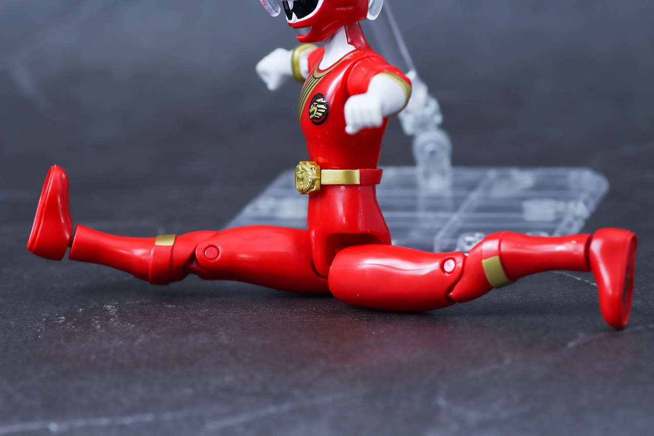 アクションヒーロー　ガオレッド　レビュー　可動範囲