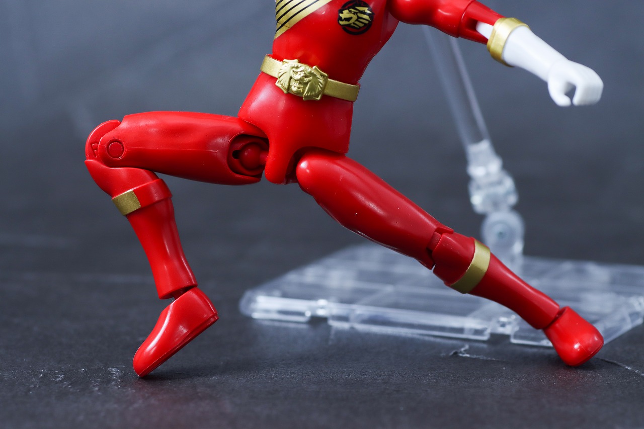 アクションヒーロー　ガオレッド　レビュー　可動範囲