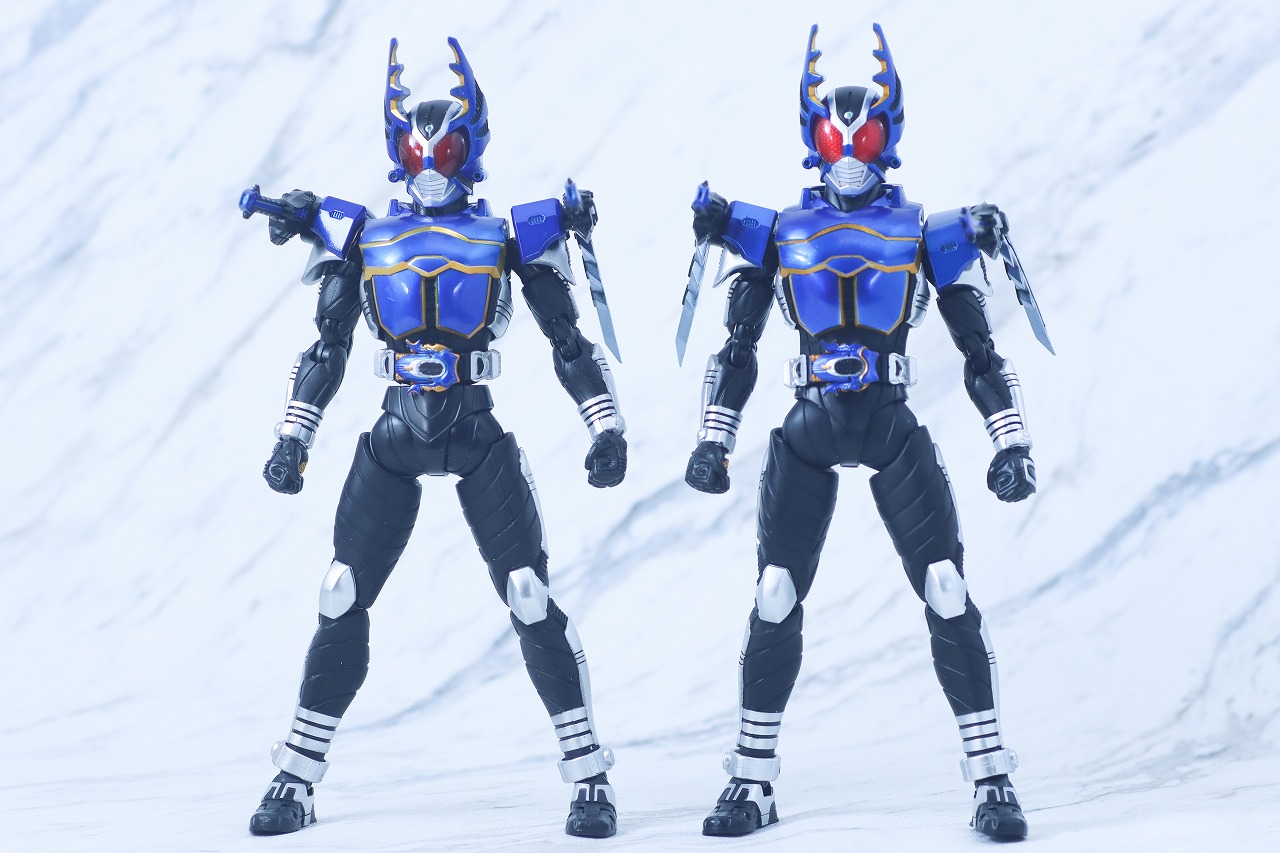 S.H.フィギュアーツ 真骨彫製法　仮面ライダーガタック ライダーフォーム　真骨彫10th Anniversary ver.　レビュー　比較　2016年版