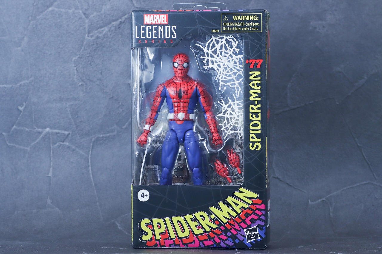 マーベルレジェンド　スパイダーマン　1977　レビュー　パッケージ
