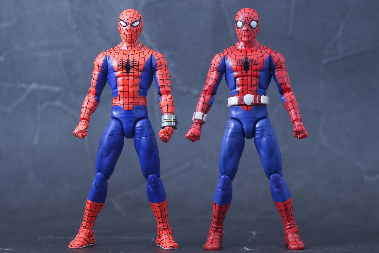 マーベルレジェンド　スパイダーマン　1977　レビュー　東映版　比較