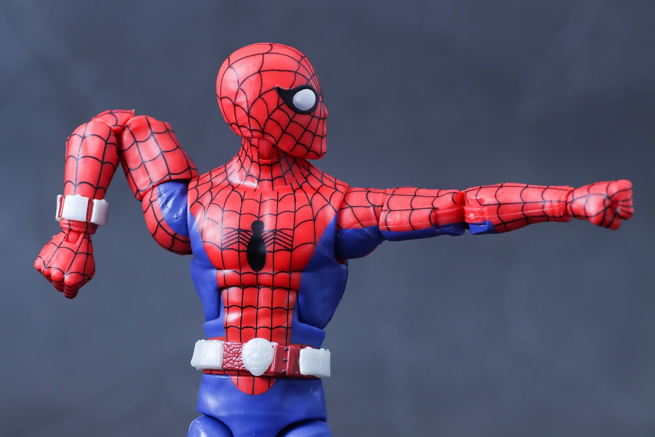 マーベルレジェンド　スパイダーマン　1977　レビュー　可動範囲