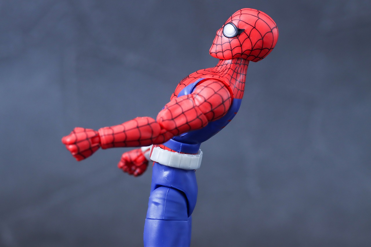 マーベルレジェンド　スパイダーマン　1977　レビュー　可動範囲