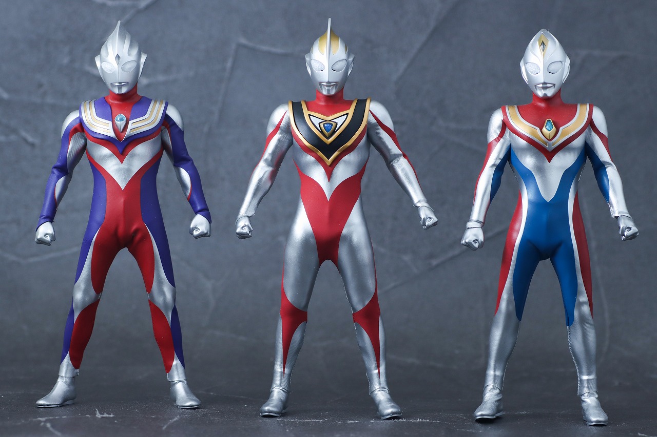 alphamax　アルファマックス　ウルトラマンガイア V2　レビュー　比較　ウルトラマンティガ マルチタイプ　ウルトラマンダイナ フラッシュタイプ