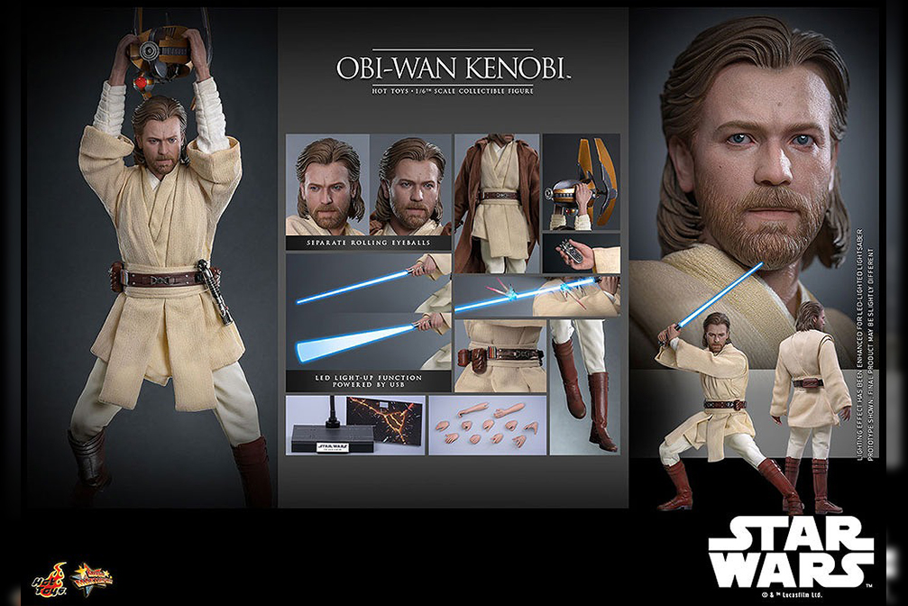 ホットトイズ　ムービー・マスターピース　オビ=ワン・ケノービ（『スター・ウォーズ／クローンの攻撃』）