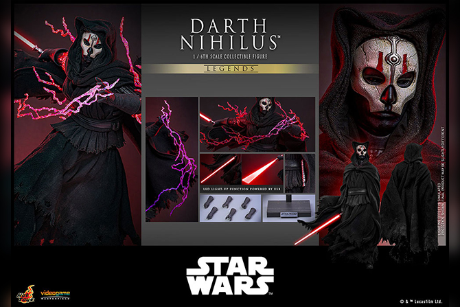 ホットトイズ新作！『スター・ウォーズ』の「レジェンズ」よりダース・ナイアリスが26年7月発売！