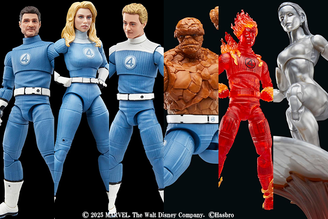マーベルレジェンド新作！『ファンタスティック4：ファースト・ステップ』ラインナップが25年8月発売！
