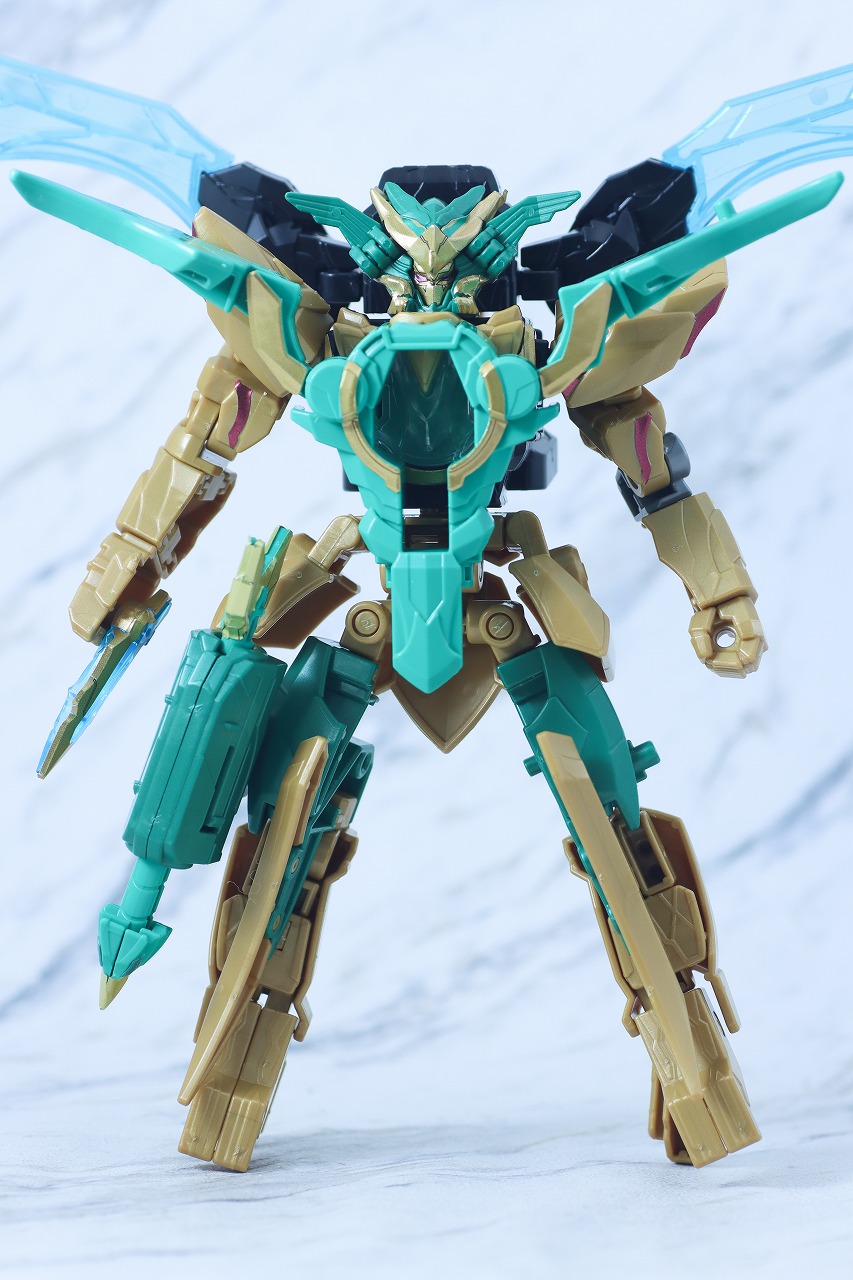 ミニプラ　テガソードグリーン（イーグルシューター50）　レビュー　本体