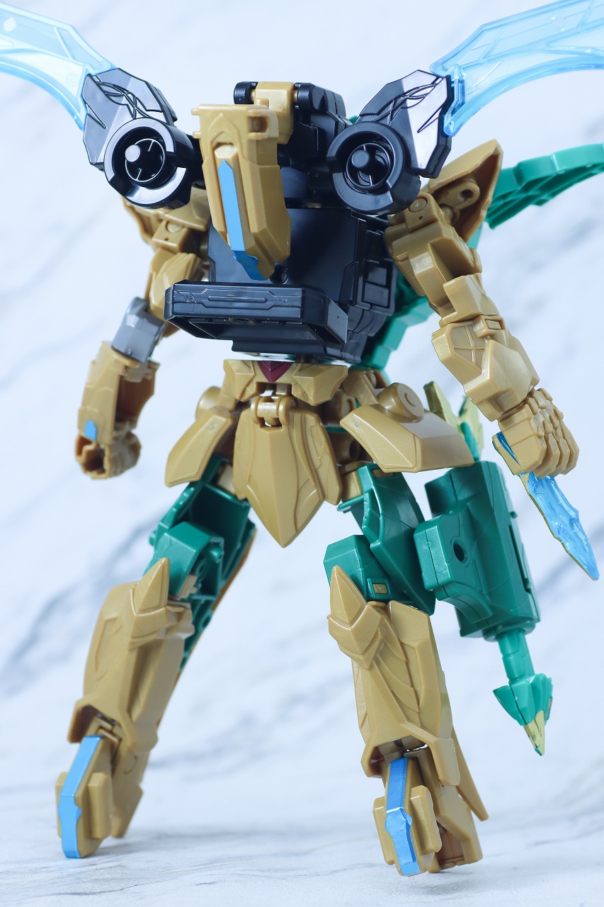 ミニプラ　テガソードグリーン（イーグルシューター50）　レビュー　本体